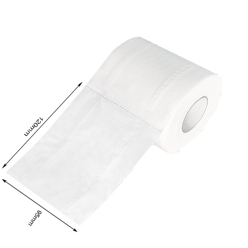 10 rollos de papel higiénico a granel, rollos de papel de baño blanco suave 4 capas rápido
