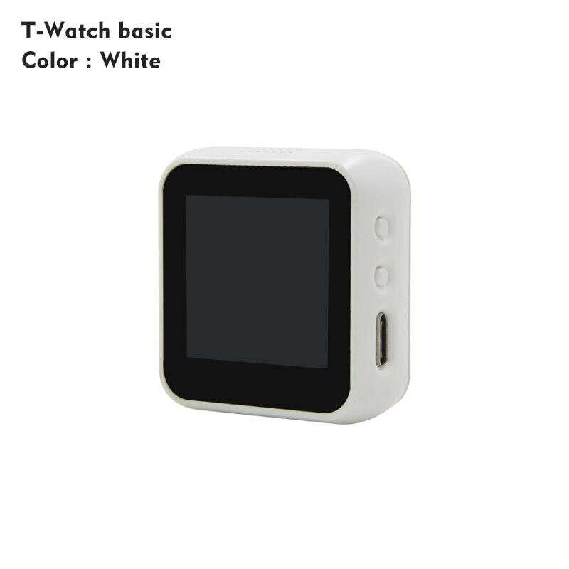 LILYGO T-Uhr IPS Kapazitiven berühren Bildschirm 1,54 zoll ESP32 WIFI Bluetooth Vibration Motor- Lautsprecher Drei-achse Beschleunigungsmesser: T-Uhr Weiß