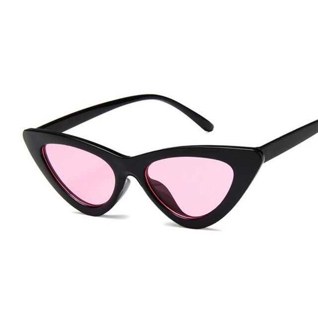 Gafas de sol Retro con ojo de gato para motocicleta, lentes de varios estilos para bicicleta, para exteriores, bicicleta de montaña deportiva, ciclismo: Black Pink