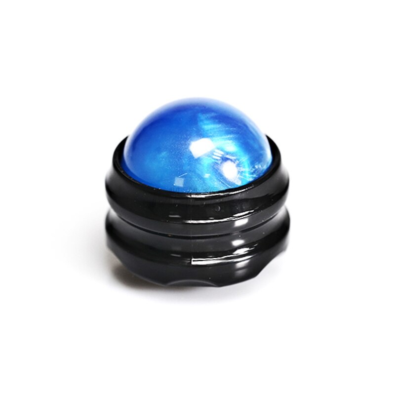 1 rodillo de bolas de masaje Manual muscular Control relajante músculos del cuerpo alivio del estrés Fitness aliviar la fatiga relajación herramientas: 1pc Black Blue