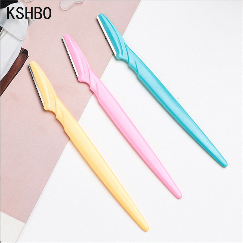 3Pcs / set Eyebrow Trimmer Eyebrow Razor Shaver Blade Eye Brow Shaper Face Razor Facial Hair Remover for Women Makeup Tools: Default Title