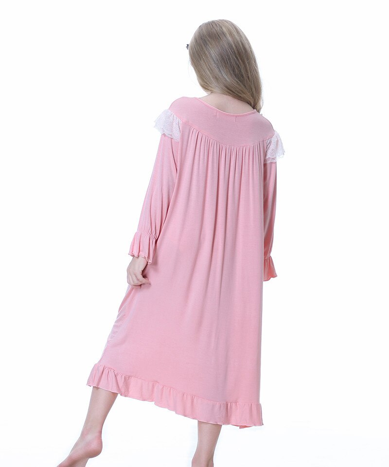 Camisón para niña de 2 a 10 años, pijamas para niños y adolescentes, ropa de dormir para el hogar, camisón de manga larga, vestido de noche,