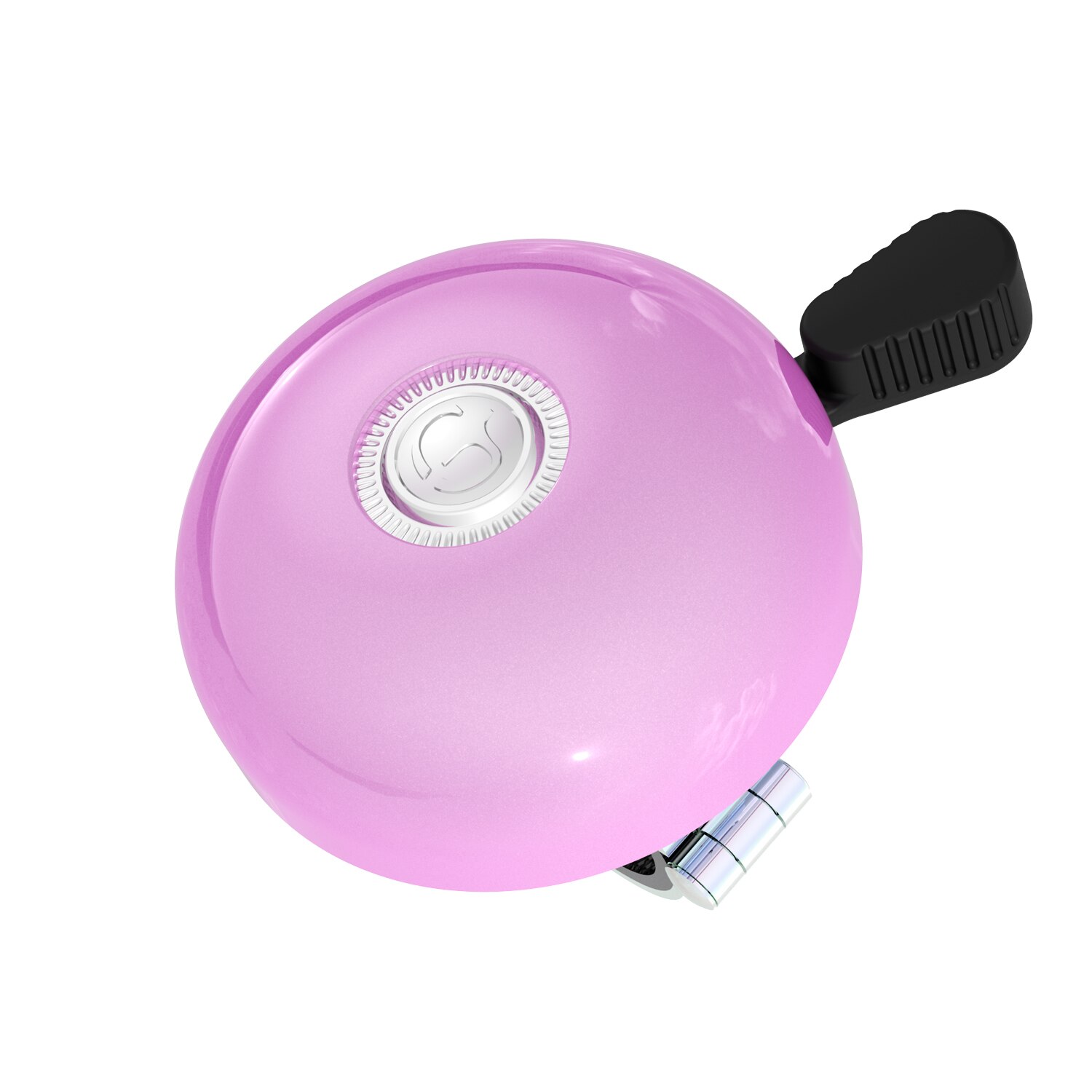 Greallthy Classic Bicycle Bell, Clear Loud Sound , Mountain Bike Bell, Safety Riding Siren, Bike Accessories Horn，Ieft Hand Use: Light Grey