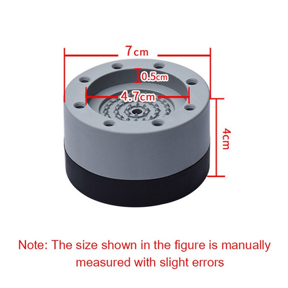 4pcs Universal Dryer Feet Pads Support Rubber Mat Air Conditioner Refrigerator Anti-Vibration Washing Machine Non-Slip Pad