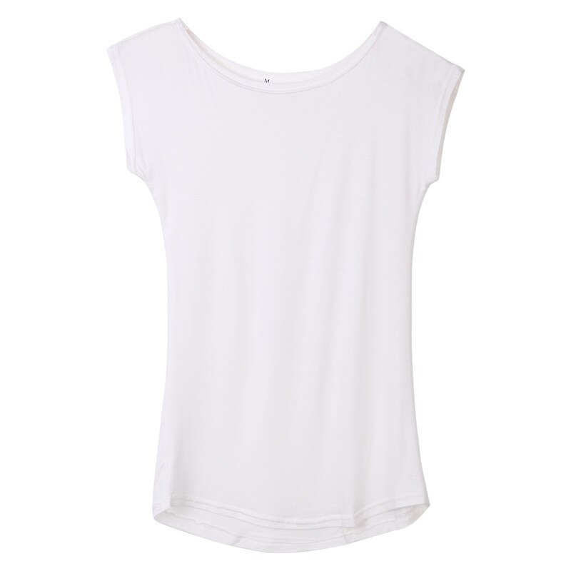 T-shirts Female Solid Color Cotton Basic T shirt Women Summer Tops Plain Women's Blank Tshirts