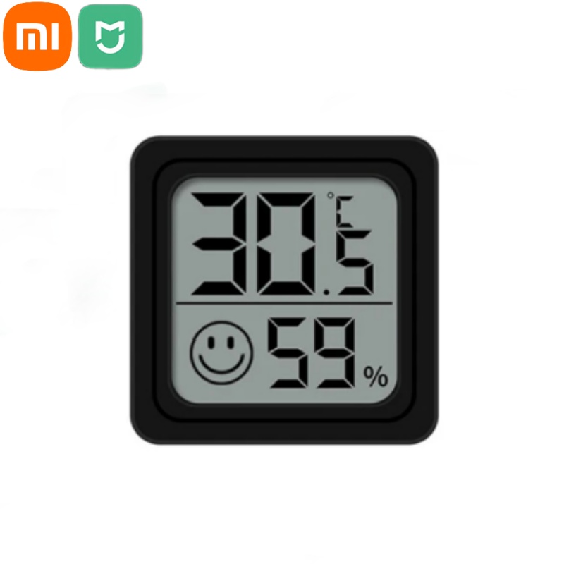 Xiaomi Mini LCD Digitale Thermometer Hygrometer Binnenkamertemperatuur-vochtigheidsmeter Sensormeter Weerstation 4-delige set: Oranje
