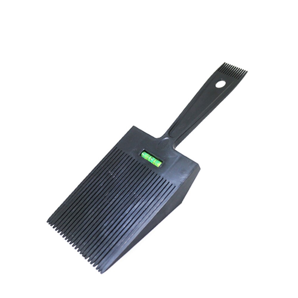 Man Comb Hairpin Flat Combs With Balancing Ruler Flat Topper Style Hairbrushes Hairdressing Tool 1 Pc: black