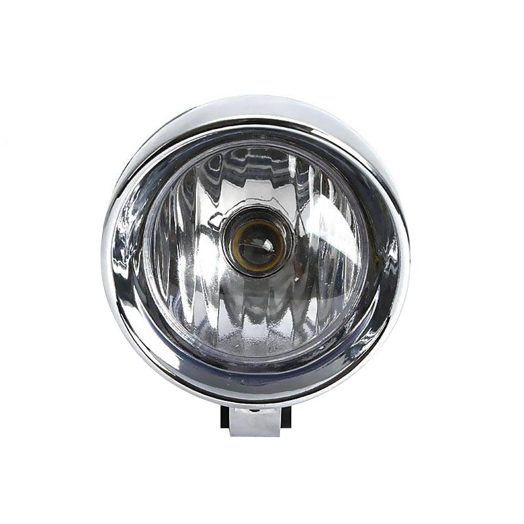 1 Paar 4 Inch Rijden Fog Spot Light Spotlight Koplamp Werk Lamp Universal Voor Alle Motorrijwiel Atv Trucks-chrome