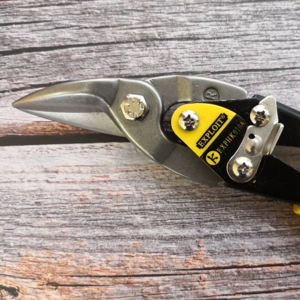 High hardness Shears industrial grade scissors Curved Blade tin snips Metal scissors Aviation scissors