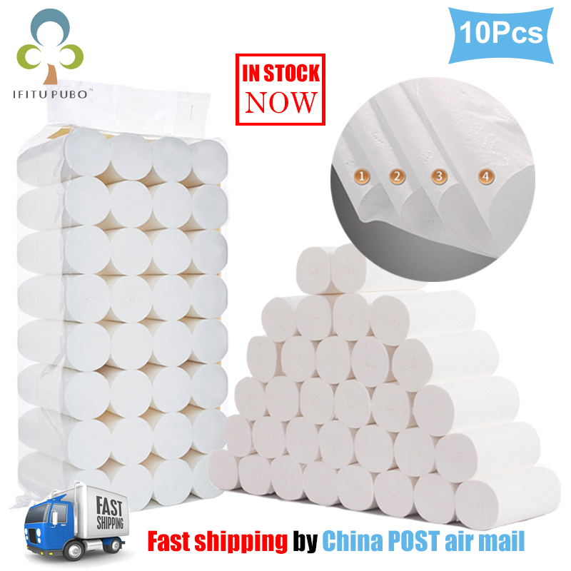 IN STOCK ! 10rolls/lot coreless 4layer thick Comfortable Primary wood