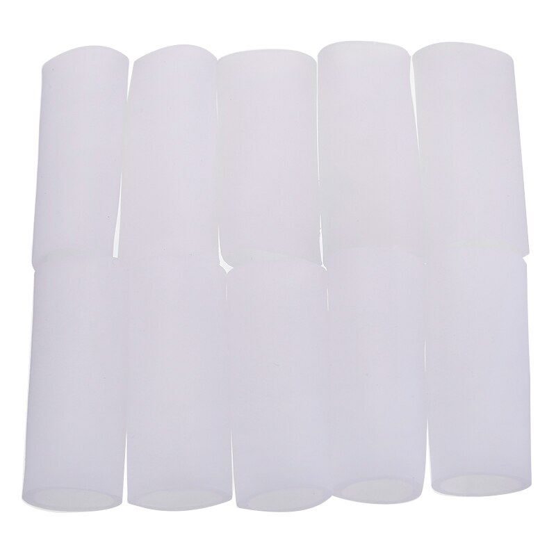 5 pares de Gel de silicona para dedos, Protector de tubo para dedos, mangas para el dedo del pie para alivio del dolor de fricción, herramientas para el cuidado de los pies