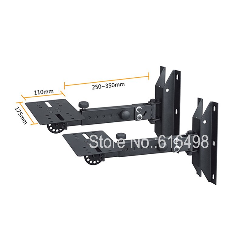 Wall mount Speaker Stands PA Speaker Bracket (Pair)