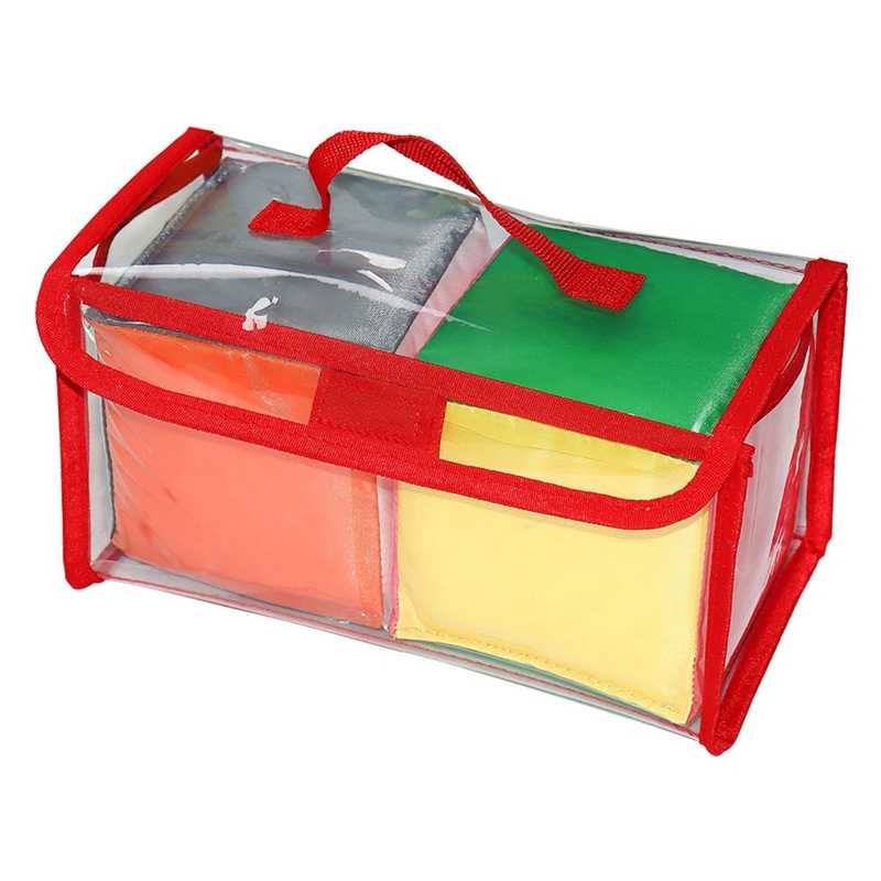 Kids Diy Onderwijs Playing Game Dobbelstenen Peuters Pocket Vierkante Baby Vierkante Speelgoed Voor Onderwijs