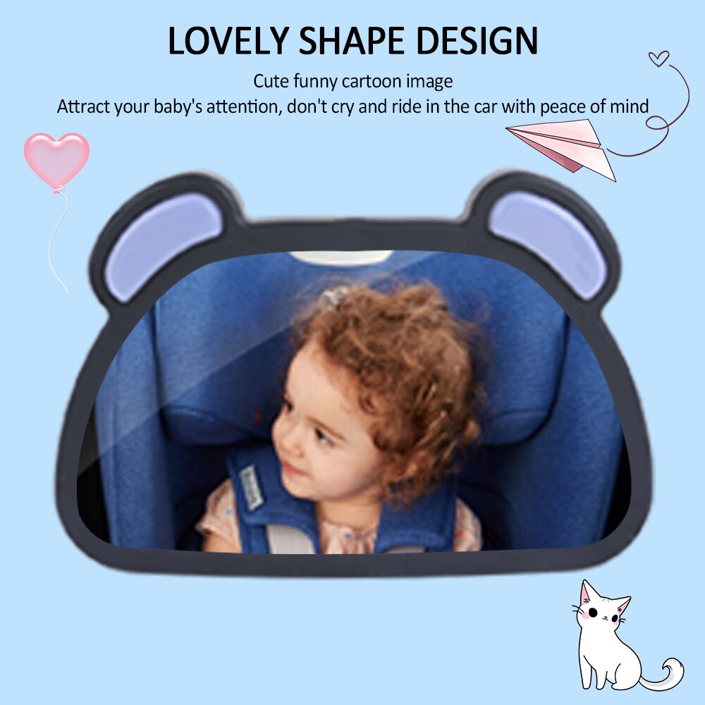 Auto Veiligheid View Achterbank Spiegel Baby Rear Facing Spiegel Voor Kids Kind Peuter Auto Interieur Accessoires