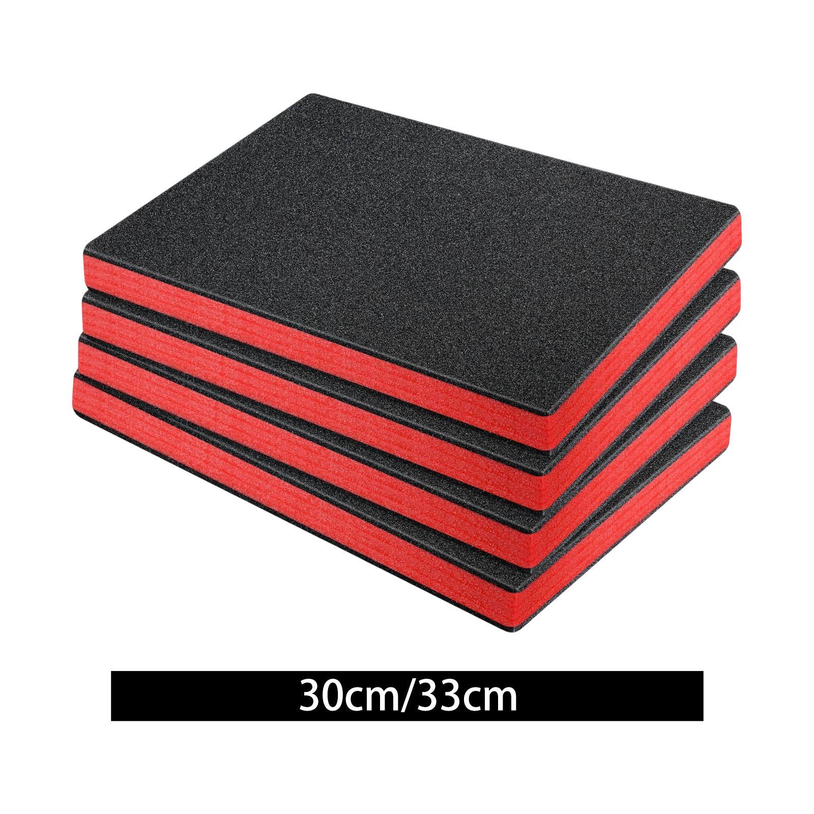 4 Pcs Tool Box Foam Inserts Reusable Epe Foam Toolbox DIY Crafts Padding Tool Box Liner for Storage Tabletop Miniatures Tools