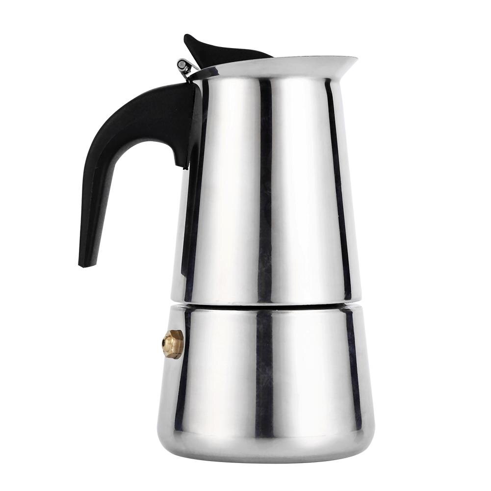 Multifunctionele Rvs Moka Koffiezetapparaat Pot Mokka Espresso Latte Kookplaat Filter Koffie Potten Percolator Gereedschap