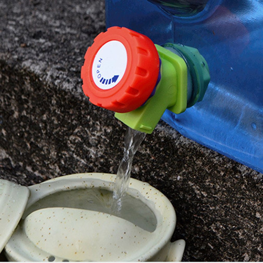 Campingvandspand vandbeholder drikkespand vandbeholderopbevaring til camping udendørs selvkørende 5/8/12l med vandhane