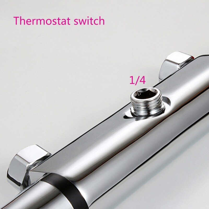 Thermostatic Shower Faucet Mixing Valve Wall Mounted Control Valves for Home Bathroom Bathtub Shower Faucet Cold Adjustable