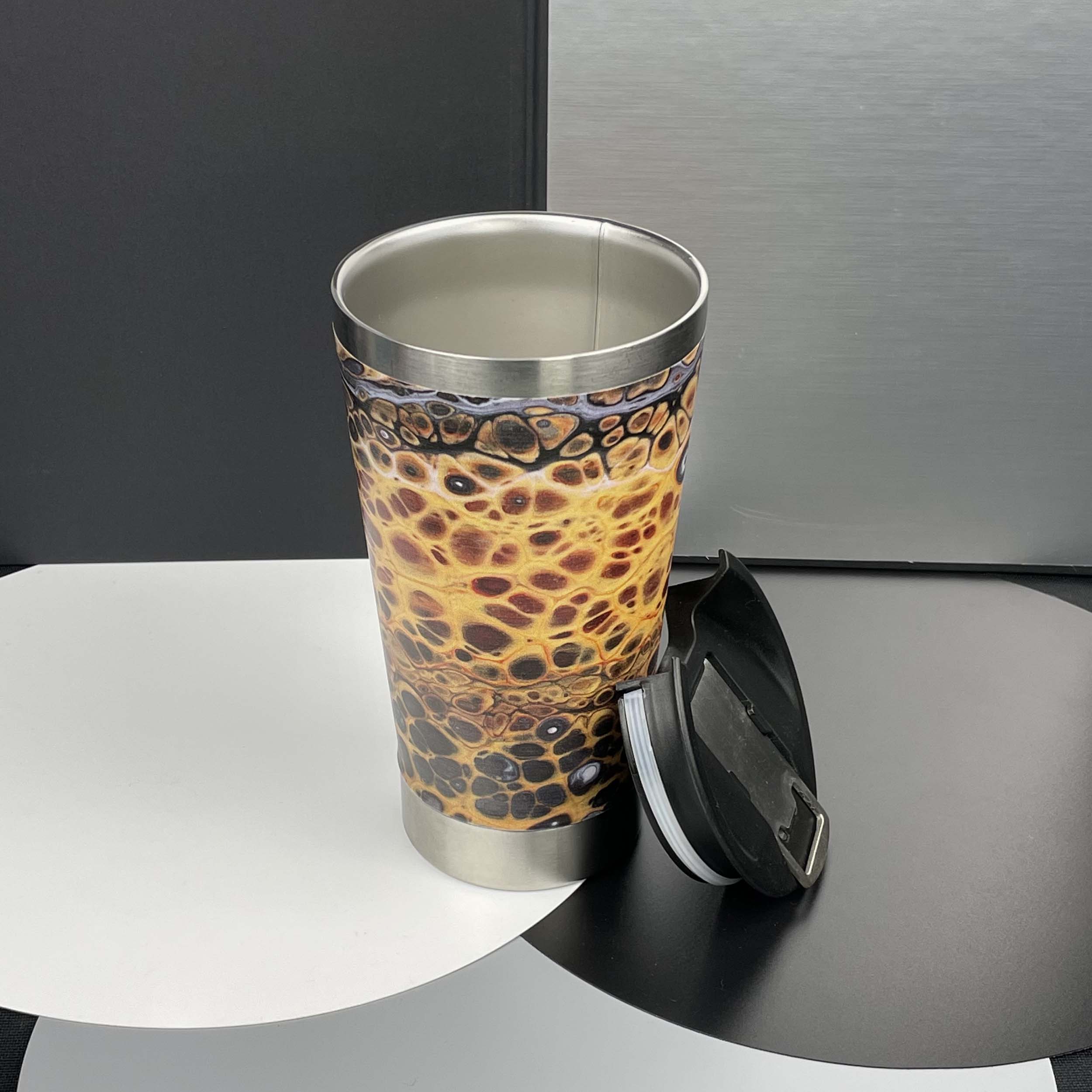 473ML Stainless Steel Beer Mugs Gold Wine Tumbler Cups For Cocktail Coffe Cup Metal Drinking Mug for Bar Drinkware Coffee Mug