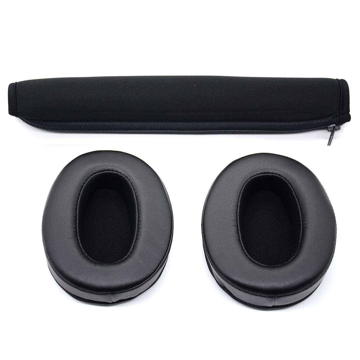 Ersatz Stirnband Ohrpolster Kissen für Audio Technica ATH M70 M50X M50 MSR7 M40X M40 M30X Headset Ohrenschützer Abdeckung ohr pads tassen: type2 black headband