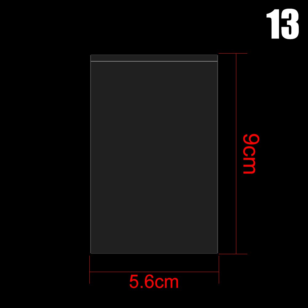 Neue 100Stck/Tasche 13 Größen transparent unversiegelt Spielen Karte Hülse Magie Spiel Spielen Ich bin Freien Bord Spiele Karten Schutz zubehör: 13