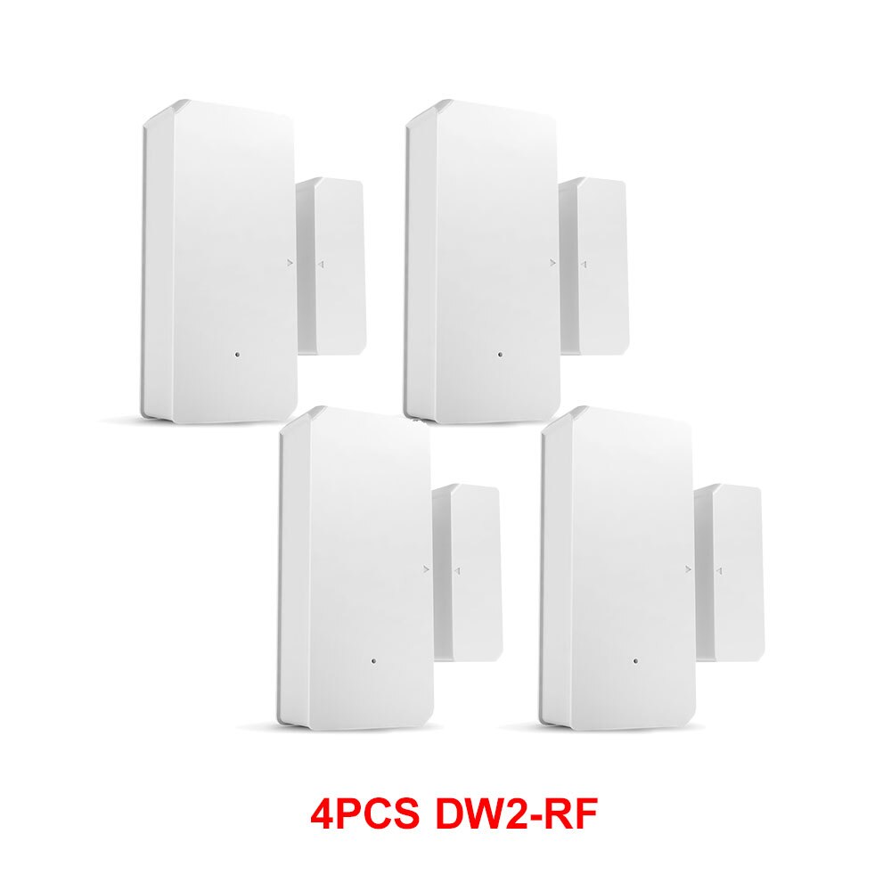 SONOFF DW2-RF 433MHz Wireless Door Window Sensor Works with SONOFF RF Bridge EV1527 Smart Scene Home Secuirty Devices: 4PCS DW2-RF