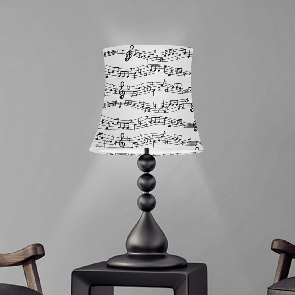 The Music Notes – abat-jour mural en tissu lavable, moderne, abat-jour de Table, de sol: L3124HSL