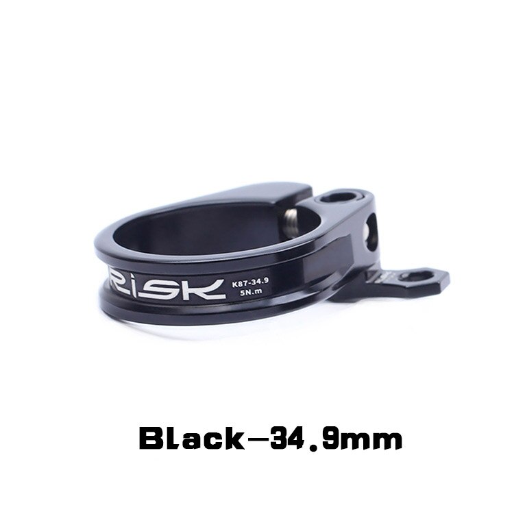 Selim da bicicleta braçadeiras k87 liga de alumínio 31.8/34.9mm ultraleve bloqueio mountain road bike clip: Borgonha