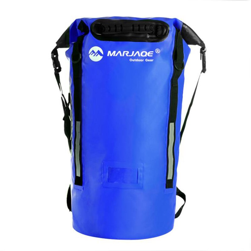 MARJAQE-bolsa impermeable para natación de 40L, Mochila seca para acampar al aire libre, almacenamiento de senderismo, a prueba de agua,