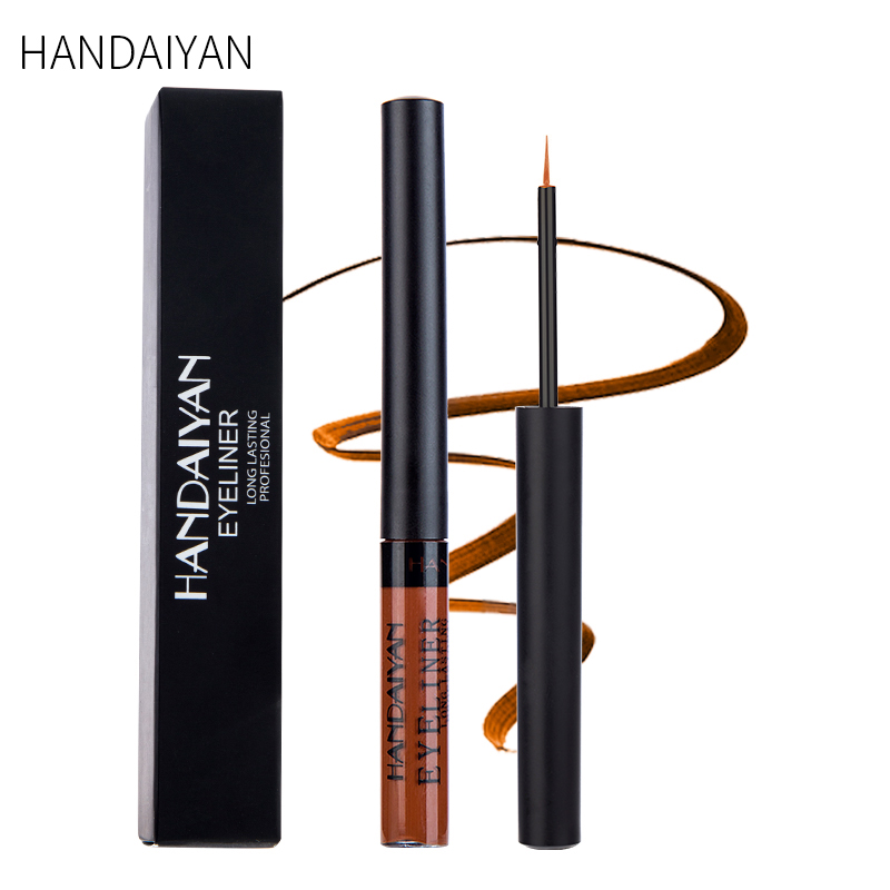 Bunte Neon- Grün Weiß matt Flüssigen Eyeliner Bleistift Wasserdicht machen-hoch Flüssigkeit Auge Liner Blau Gelb Augen Kosmetik Stift TSLM1