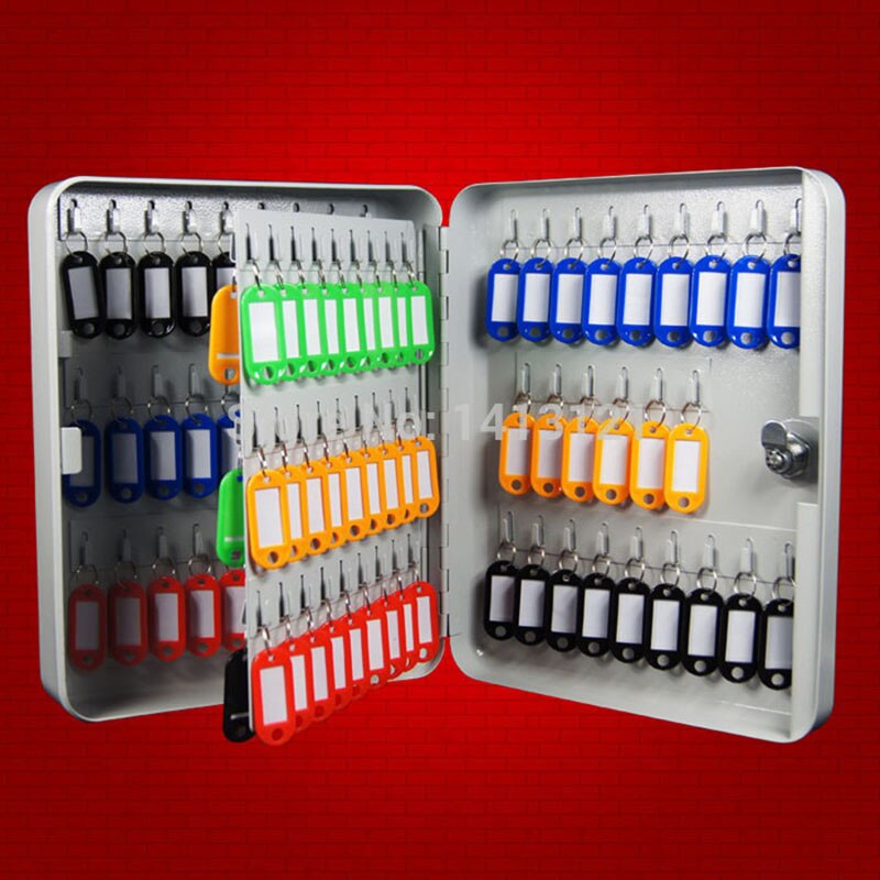 metal key box tool case Storage Box & Bins key management box key cabinet with 105 key cards Office Hotel facility Property