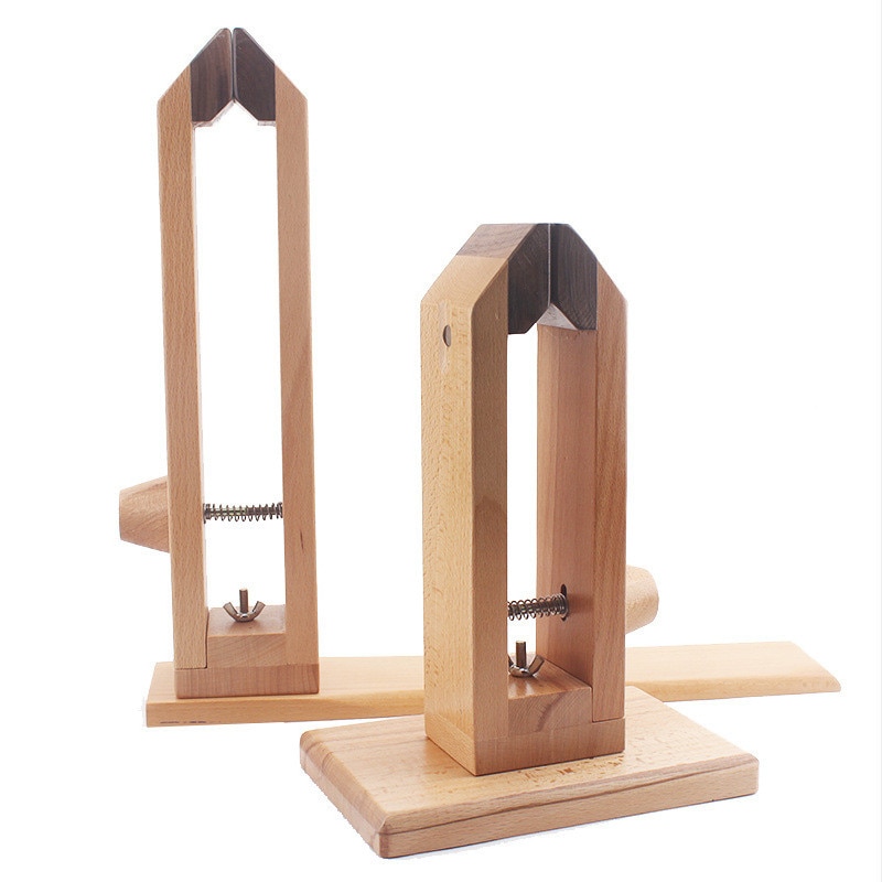 Leather Beech Wood Retaining Clip Tools Treatments Hand Crafts DIY Table Desk Sewing Laces Adjustable Clamp Sewing Tools