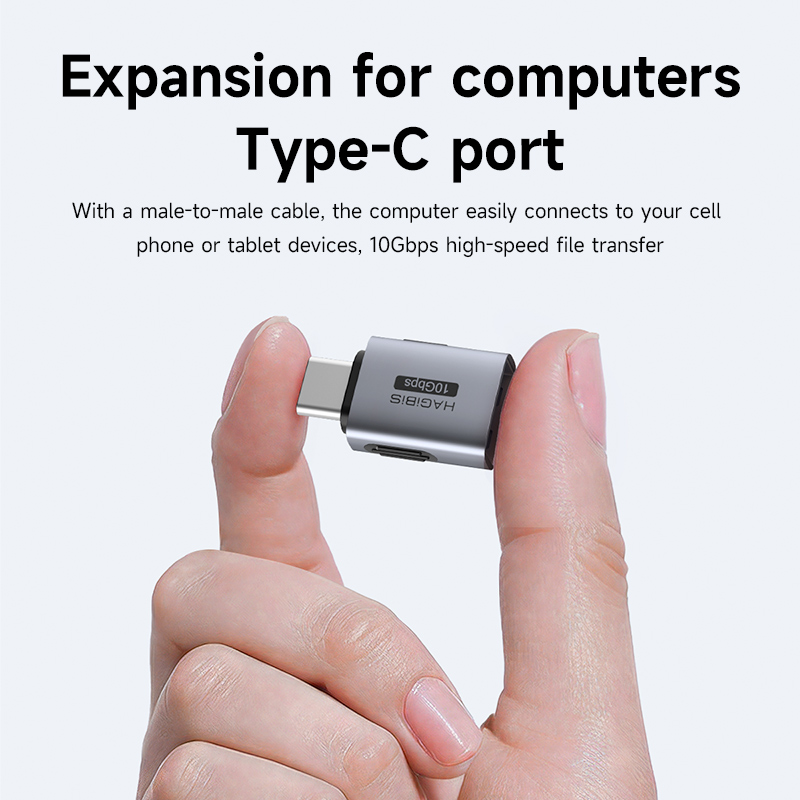 Hagibis USB to Type C OTG Adapter 10Gbps High-Speed Data Transfer USB C Male to A Female For Macbook Pro iPhone 16 iPad Tablet