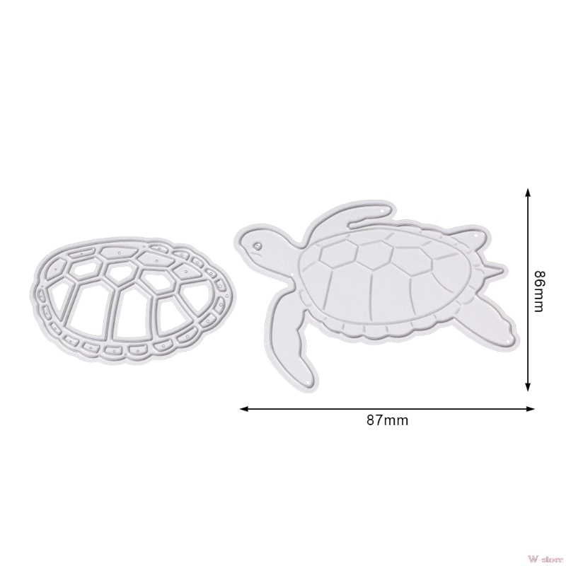 Turtle Metal Cutting Dies Stencil DIY Scrapbook Album Embossing Card Paper Craft W-store Sep17_A