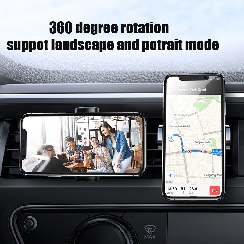 Baseus Supporto Del Telefono dell'automobile per Il Telefono mobile Universale Del Basamento Del Supporto Del Telefono dell'automobile Supporto per auto Uscita aria Montare Supporto per Telefono Cellulare supporto