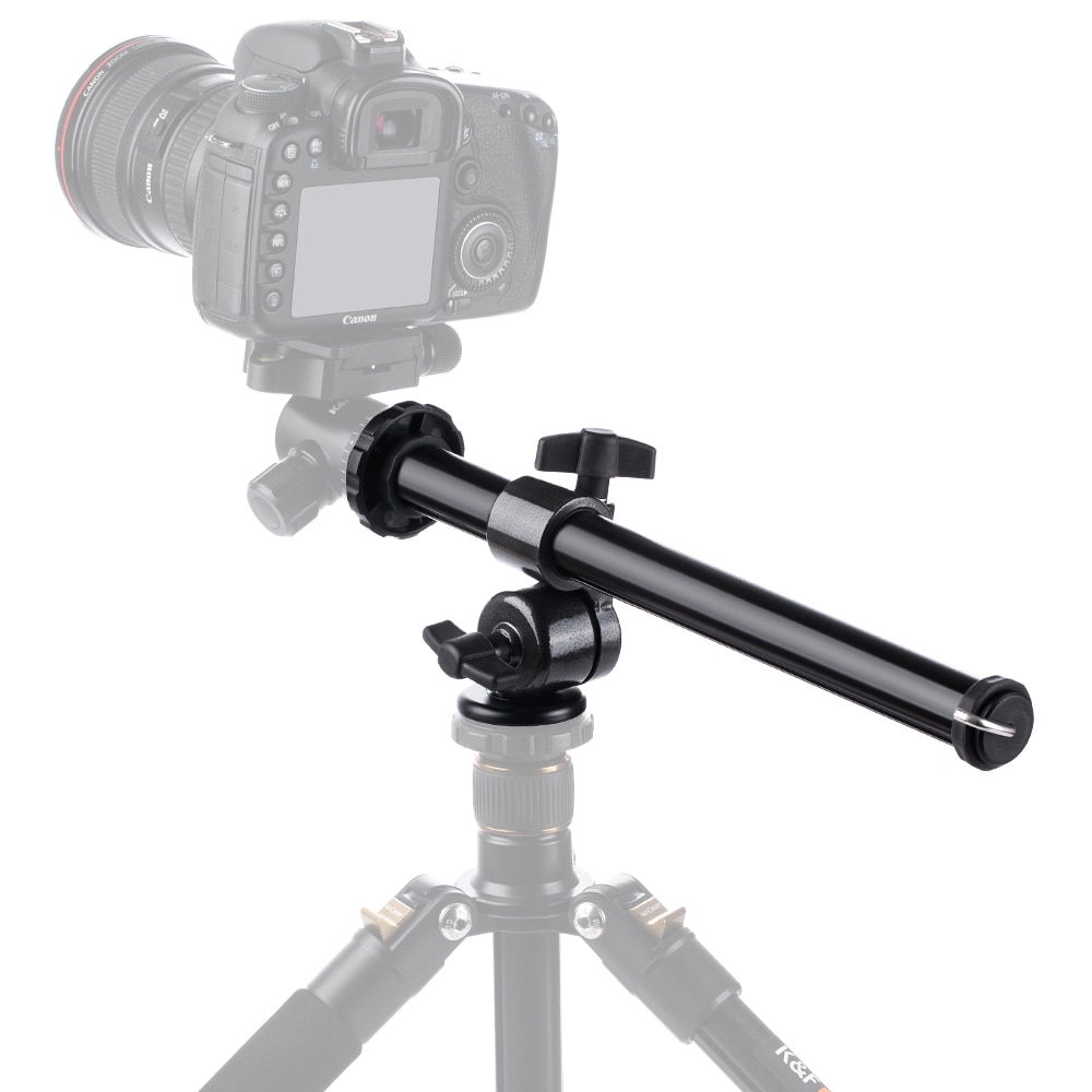 K &amp; F CONCEPT colonna centrale multi-angolo girevole in lega di magnesio rotazione omnidirezionale a 360 gradi per treppiedi scatta video