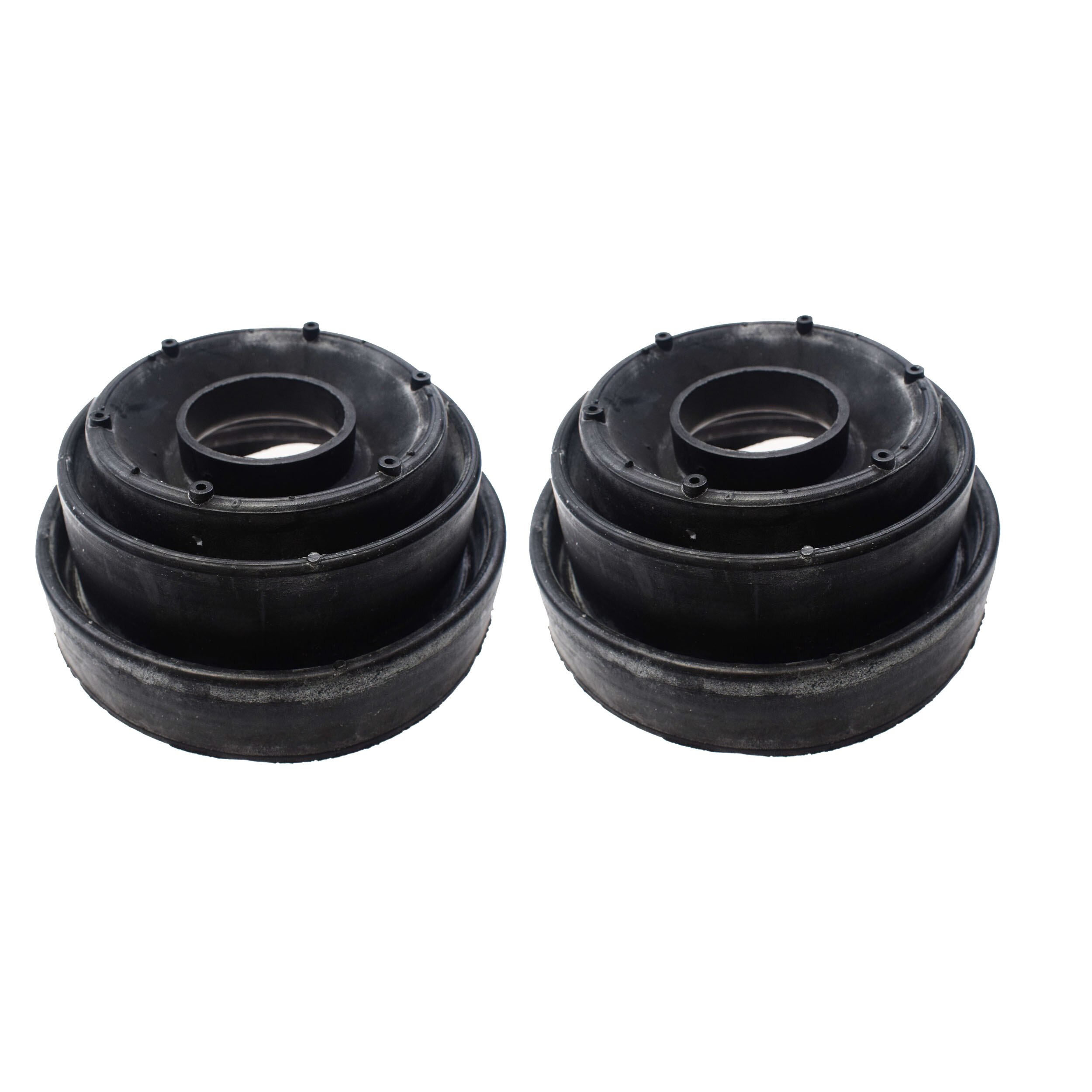 Främre bakre luftfjädringspåse stötdämpare reparationssats för dammskydd för land rover lr3 lr4 range rover sport discovery 3 4 rpm 500200: 2 stycken