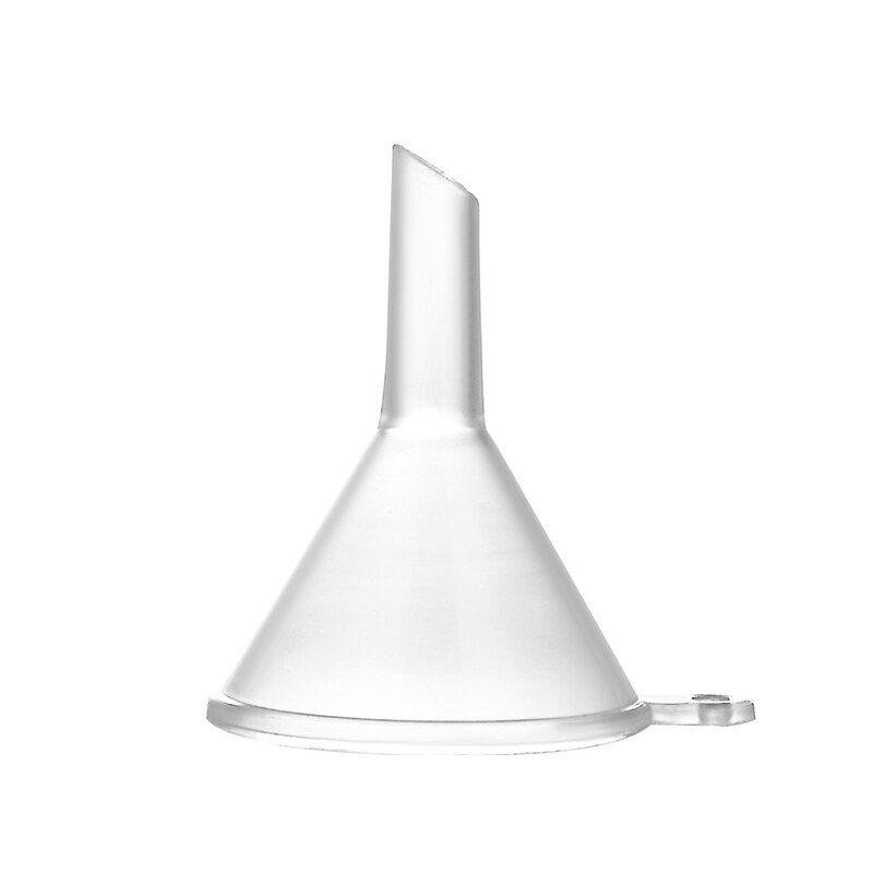 Mini Sand Art Funnel Aluminum Funnels Small Mouth Funnels for Filling Lab Bottles Salt Pepper Herbs Oils Liquid Kitchen Tools: 1pcs clear