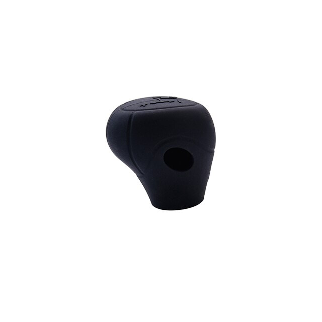 Car Shift Gear Lever Protective Shell Handbrake Silicone Cover Park Brake For Smart Fortwo W451 Styling Decoration Accessories: Black gear