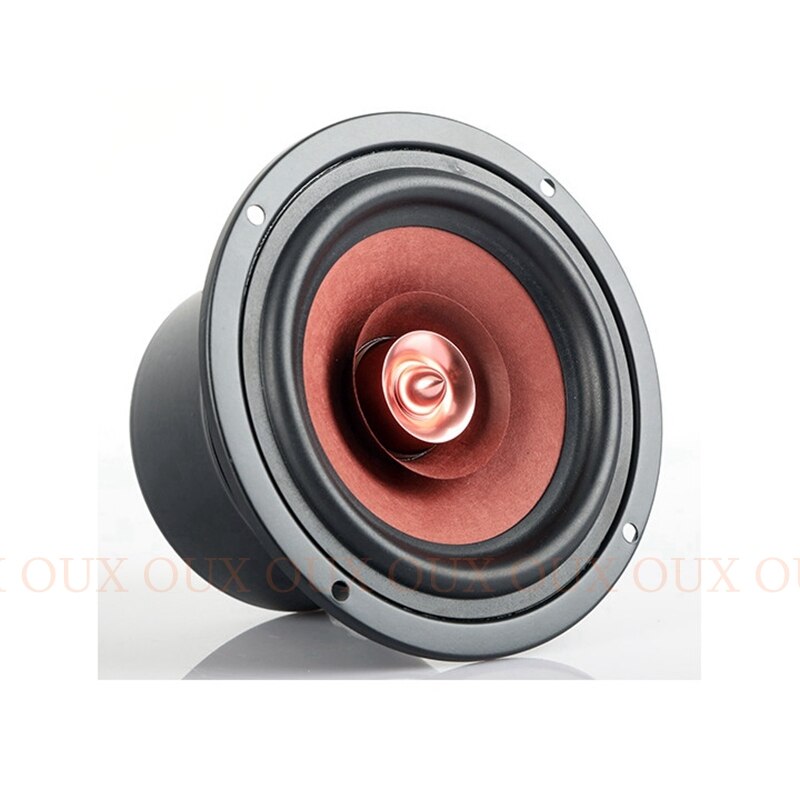 2pcs/lot OUX Hi-Fi 4 inch Full Range Speaker monitor Bullet woofer tweeter with with Aluminum 2 Layer kapton Cone