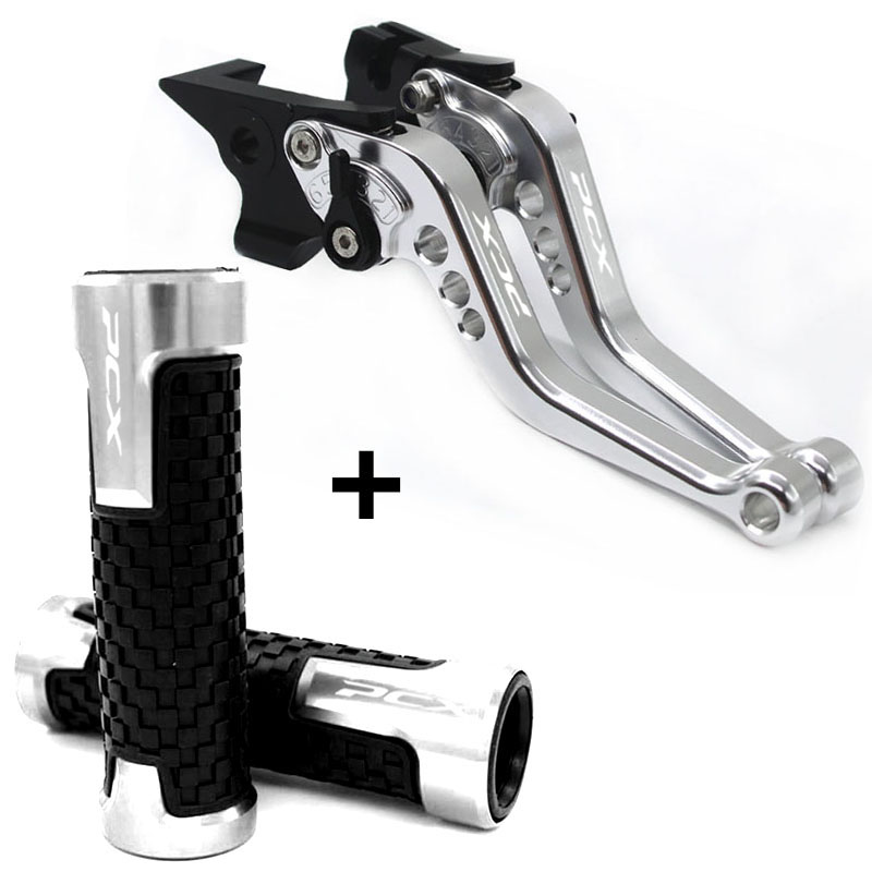 Motorcycle Brake Clutch Levers handle bar Handbrak FOR PCX125 PCX150 PCX 125 150: WHITE