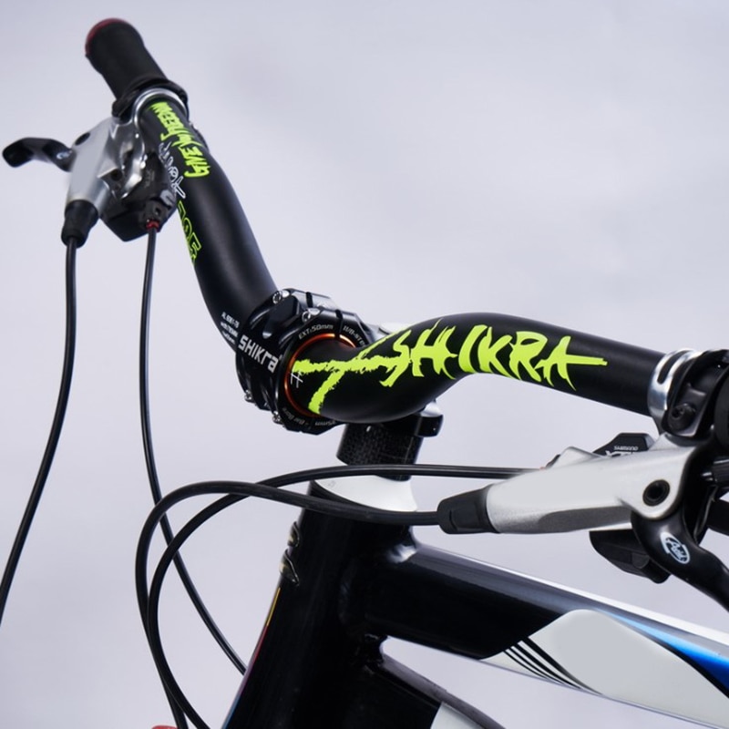 Shikra cykelhåndtag cykelstigerhåndtag 31.8 x 785mm aluminiumslegering mtb mountainbike-cykelhåndtag, grøn: Default Title