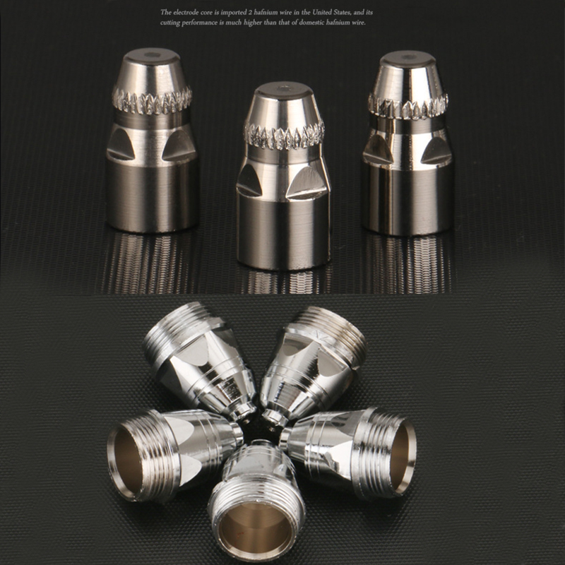 1 Set Premium P80 Plasma Cutting Torch Consumable Cutting 60A 80A 100A P80 CNC Plasma Torch Tip Electrode Nozzle