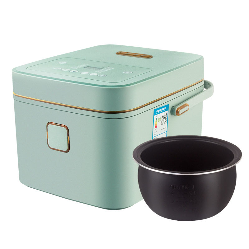 3L Home Rice Cooker Multifunctional Rice Cooker 550W Touch Panel Rice Cooker Smart Rice Cooker: green / EU