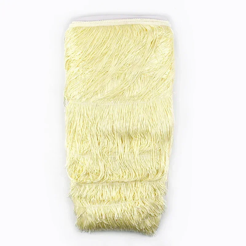 1/2/3M 50Cm Lange Franjes Kant Kwastje Latin Dans Rok Kwasten Fringe Gordijn Veters Trim kledingstuk Decor Trimmen Naaien Accessoire: M / Rood