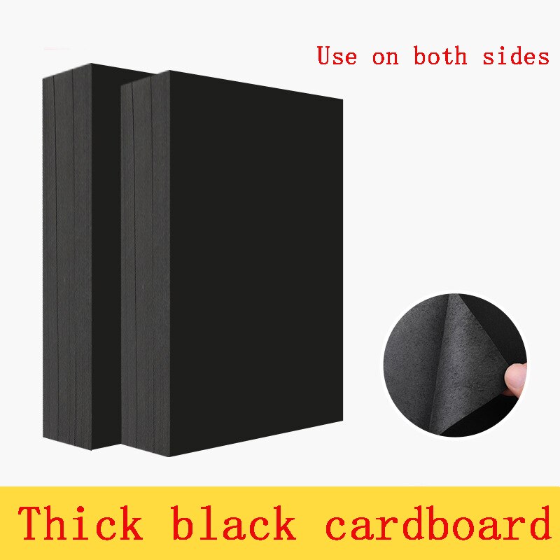 Lot de 50 papiers Kraft noir A4, carton épais pour la fabrication de cartes bricolage 70g 80g 100g 110g 150g 180g 220g