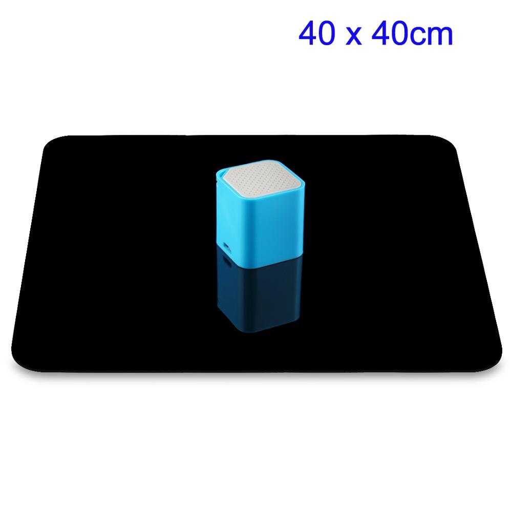 PULUZ 40x40cm Reflective Black and White Acrylic Display Boards/Background for Tabletop Product Photography Shooting