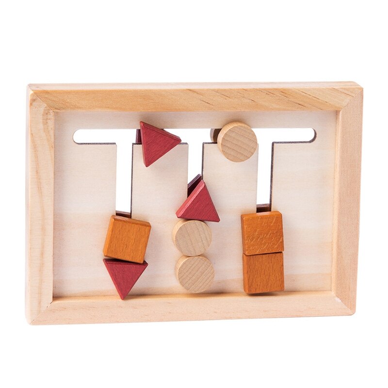 Houten Educatief Vorm Matching Speelgoed Baby Speelgoed Logisch Redeneren Puzzels Game Kids Vroege Educatief Speelgoed