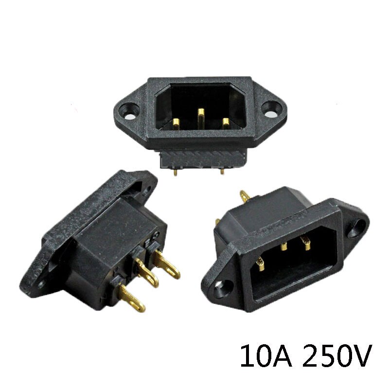 1Pcs Brass Pressure Plug Multi-electrical Universal Multifunction Rice Cooker Parts 3Pin 10A 250V Power Connector