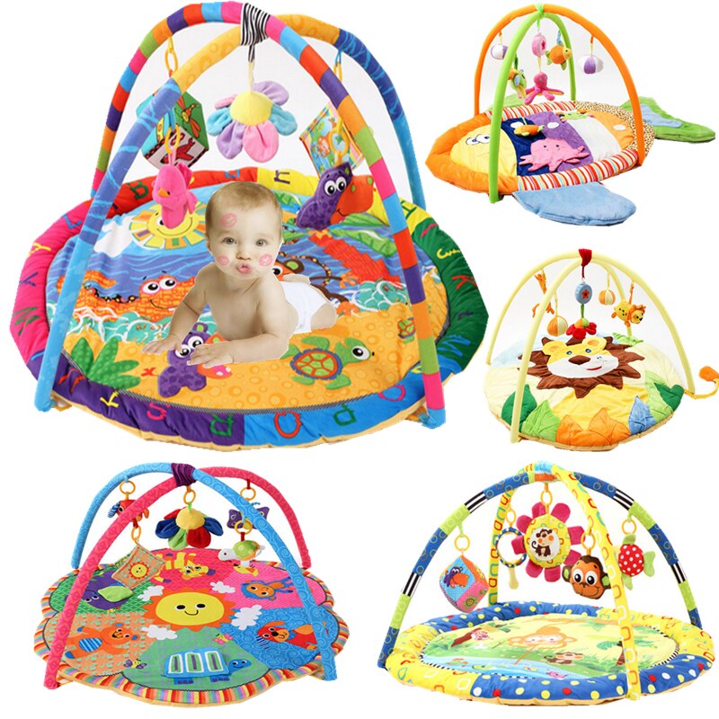 Baby Play Mat Baby Muziek Speelmat Educatief Speelgoed Kids Tapijt Kinderen Playmat Pasgeboren Gym Mat Met Frame